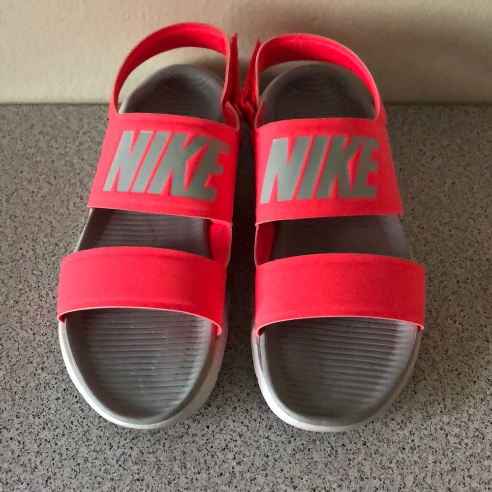 Pink Nike Tanjun Sandals